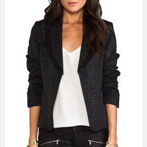 DIANE VON FURSTENBERG black Ophelia blazer